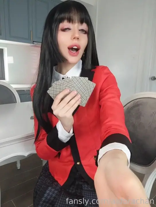 Youraldora Rides A Dildo As Yumeko Jabami