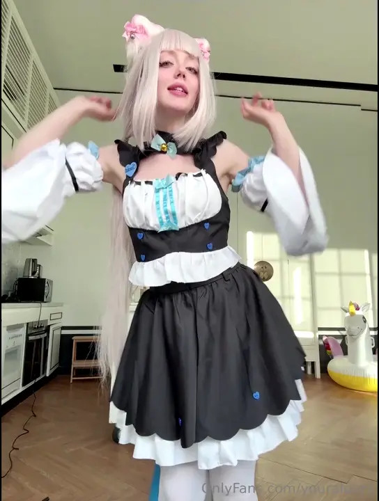 Youraldora Masturbates In A Vanilla Cosplay