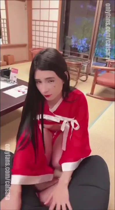 Geisha Catsara Rides A Dick Before Drinking