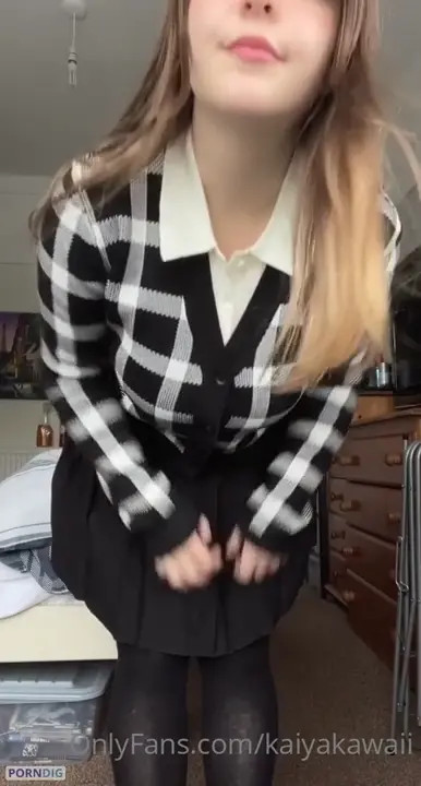 Kaiya Kawaii Strips & Masturbates In Her Room