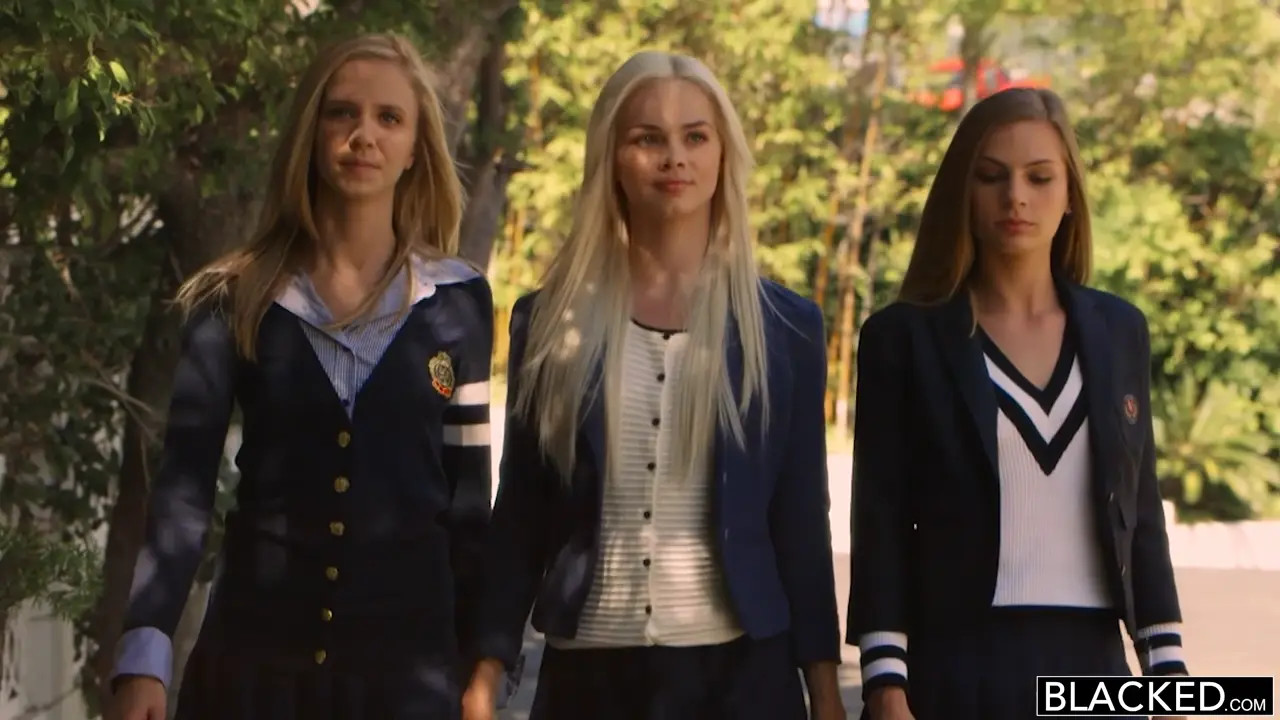 SydneyColeXXX And Friends Suck BBCs For A Sorrority Initiation