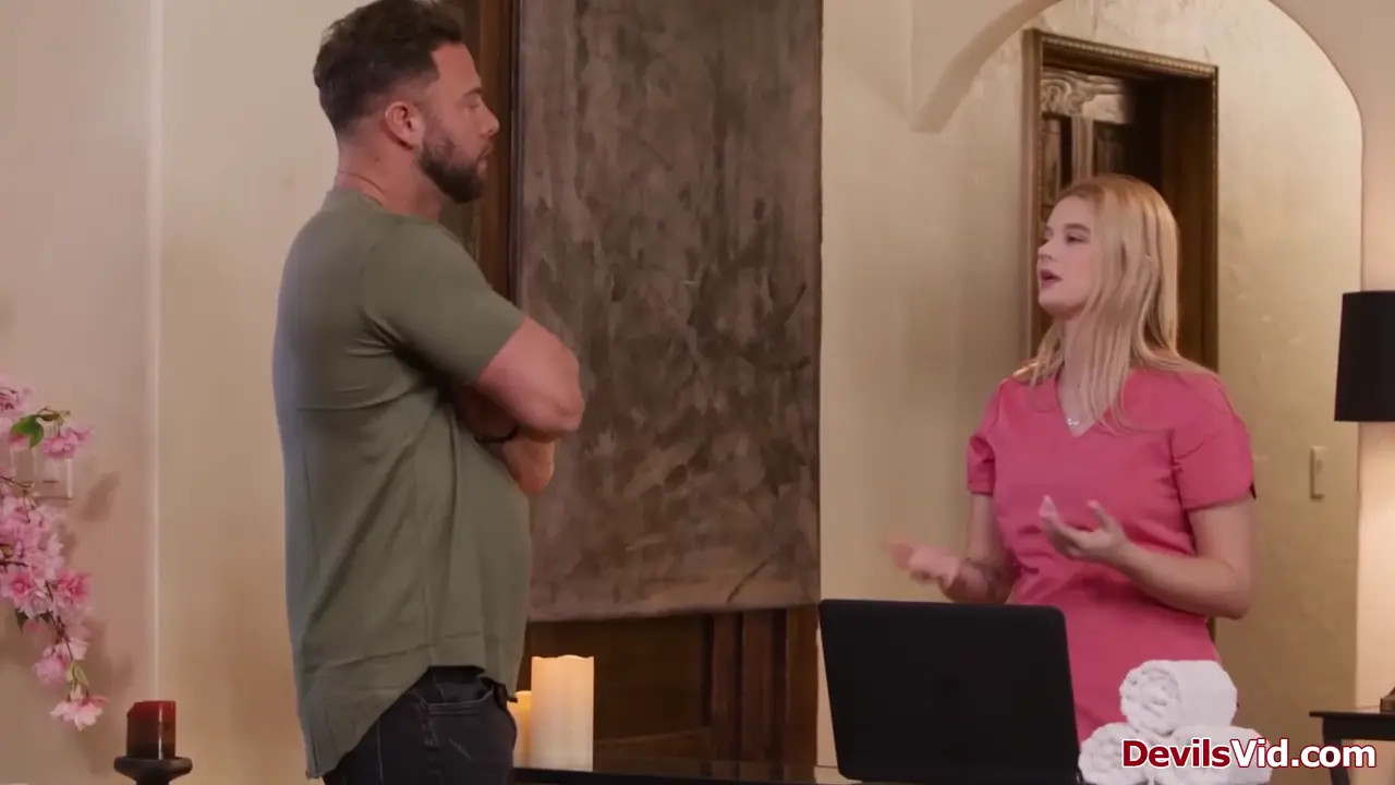 Sky Wonderland Takes On A Cock After Massage