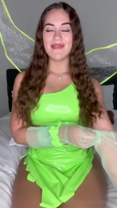 Jade Teen Masturbates In A Butterfly Costume