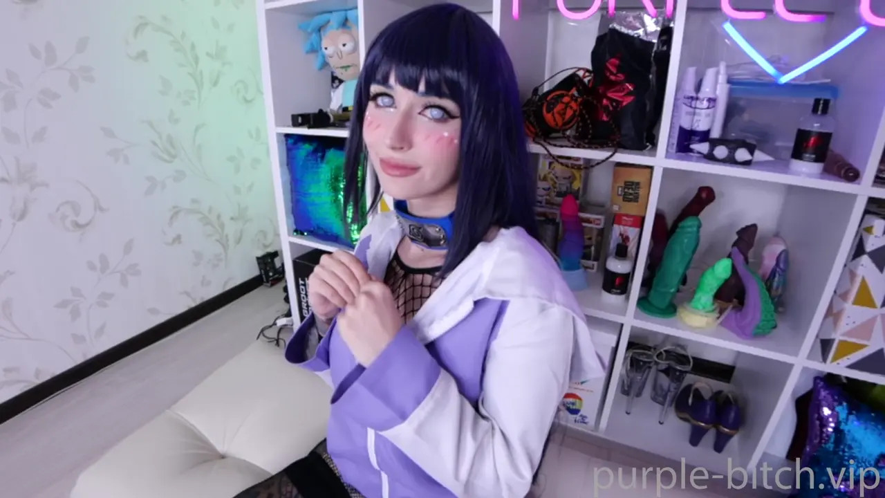 Purple Bitch Gets Her Ass Screwed As Hinata