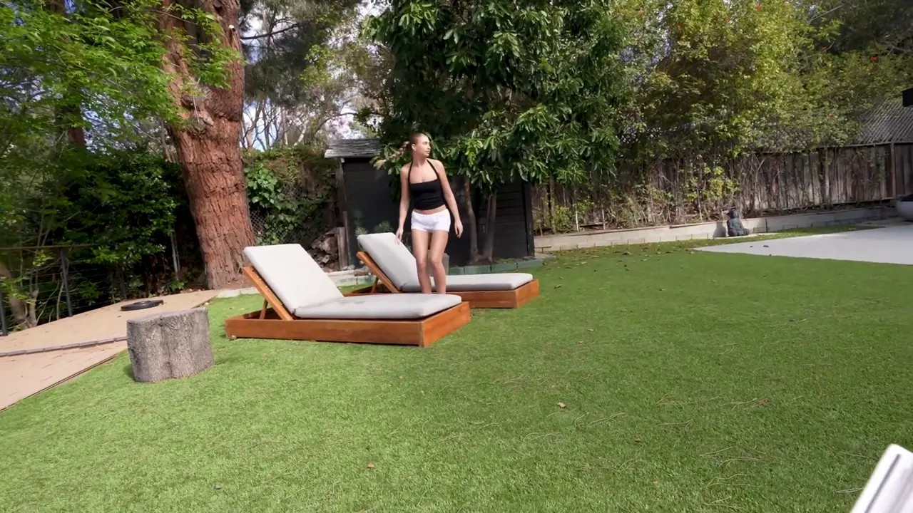 Lily Phillips Gets Railed In The Backyard