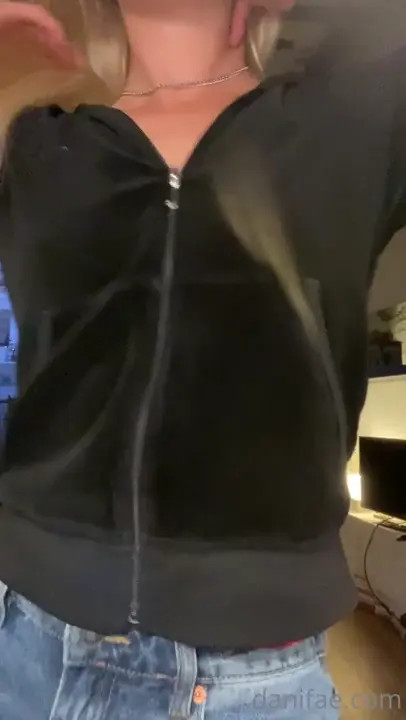 Blonde DaniFae Dancing While Getting Naked