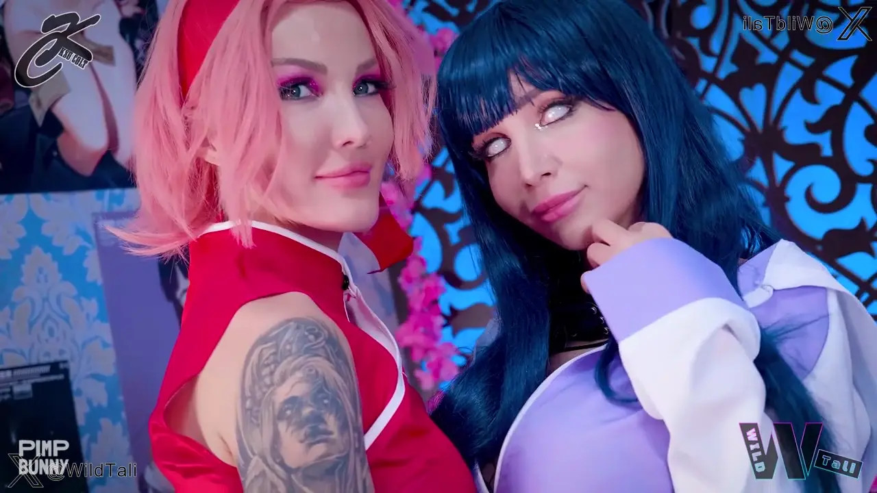 Wildtali's Sakura And Hinata Extreme Anal And Pussy Play