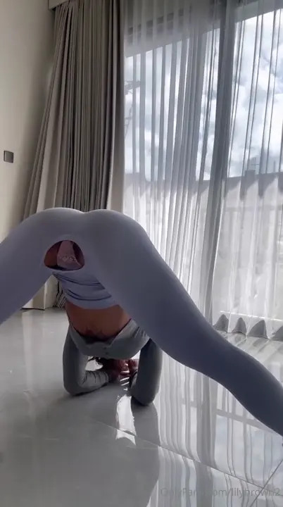 Lily Brown Rides Her Dildo After Yoga