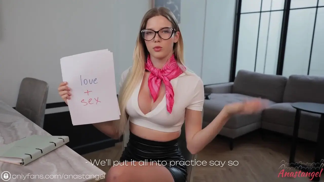 Anastangel Gets Drilled In A Miniskirt