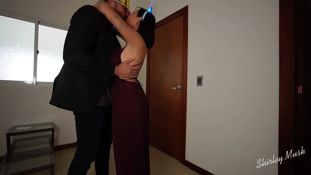 Brunette Shirley Musk Gets A Rough Fuck After The Party