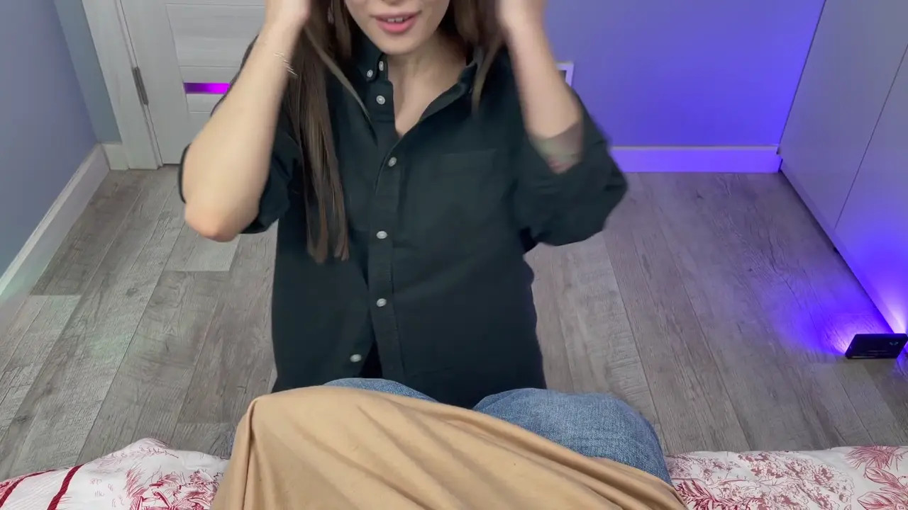 Trisha Moon Sucks And Fucks A Dildo POV