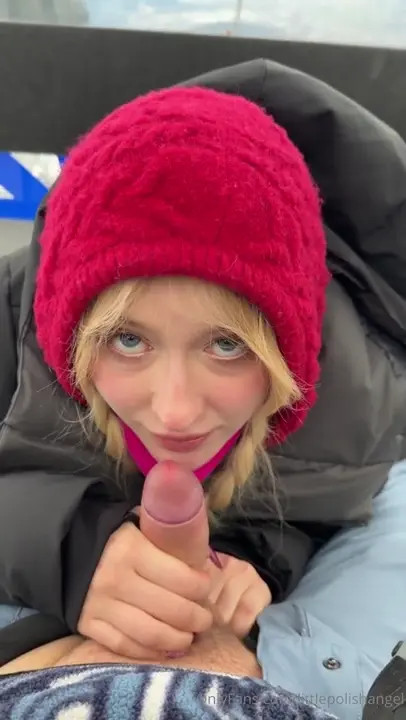Lena Polanski's Risky BJ In The Aerial Tramway - ePornLeak