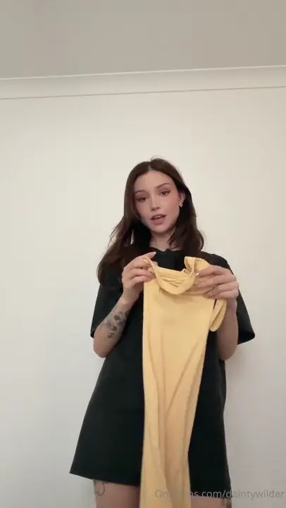 Private Sessions with Dainty Wilder: Big Boobs Try-On Leak  