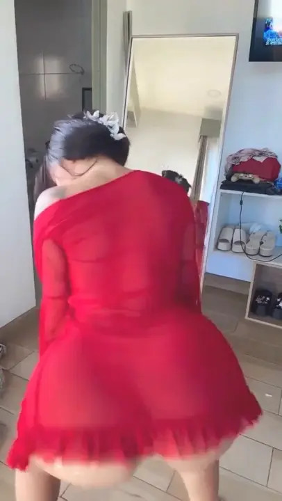 SoyMafe Twerks Her Lusty Ass In Red Silk Robe - ePornLeak