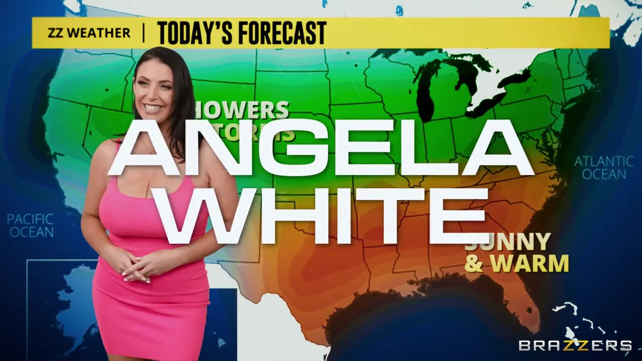 Angela White Takes A BBC During A Forecast