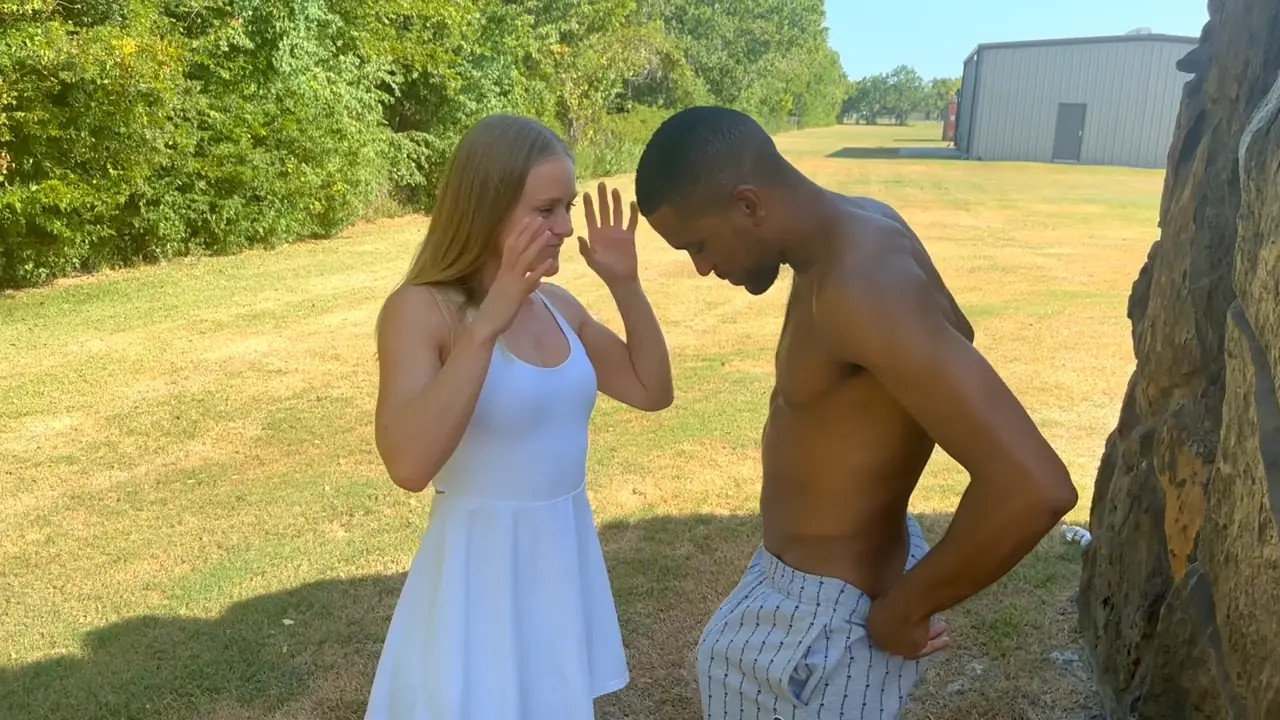 Fit Katie Karr Gets Drilled By A BBC Outdoors