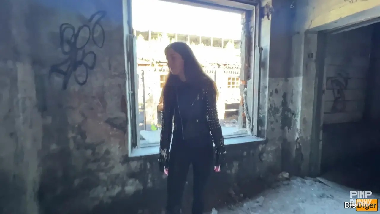 A Walk Through An Abandoned Factory Ends With A Hard Fuck For A Rock Girl