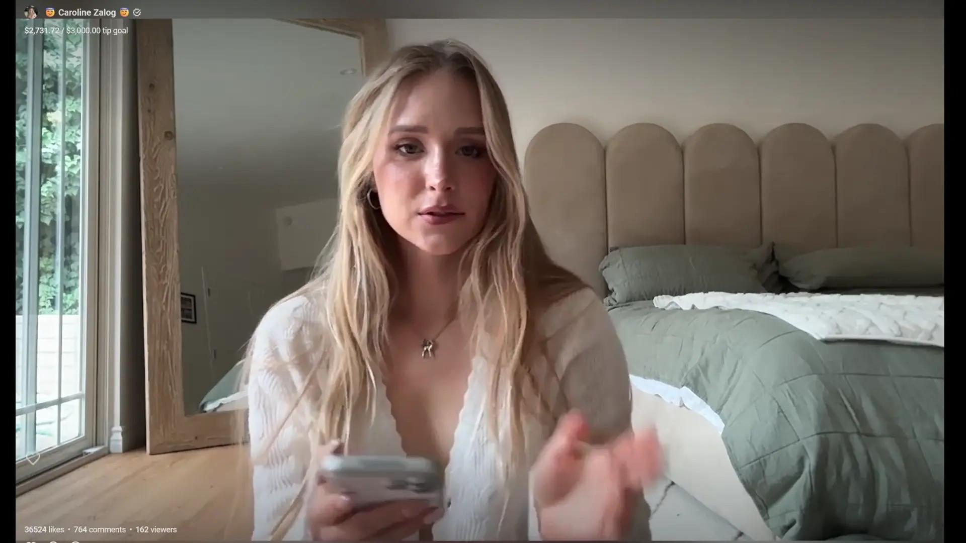 Caroline Zalog Hottest Livestream Part 2 Video Leaked