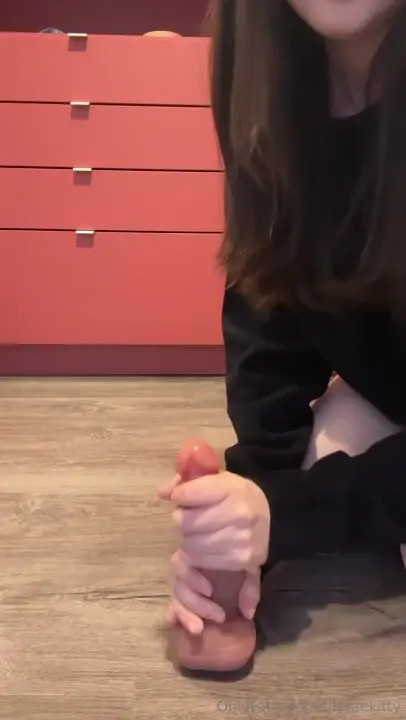 LilyRaeKitty Bounces On Her Mounted Dildo
