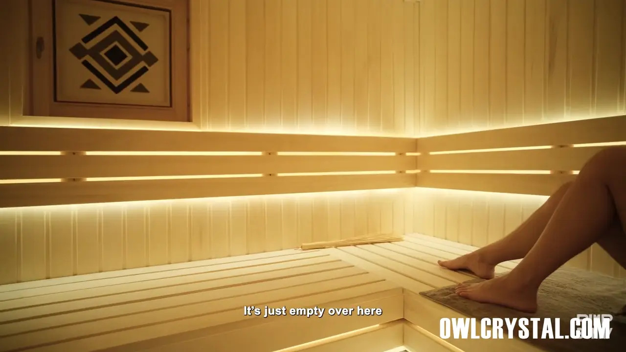Owl Crystal Lets A Stranger Fuck Her In The Sauna