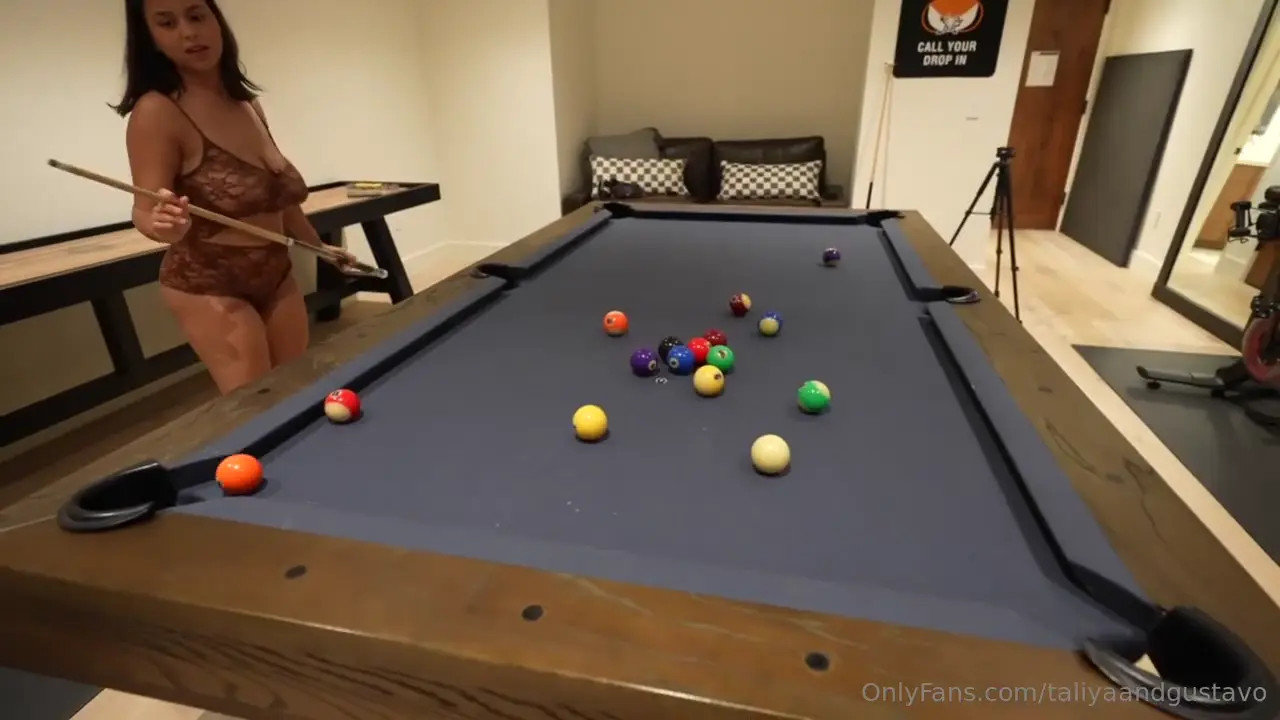 Taliyaandgustavo Pool Table Sextape Video Leaked