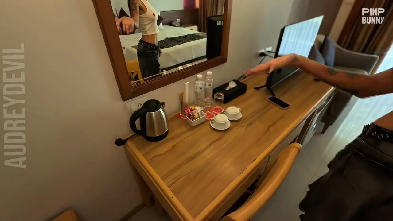 The Charming Hotel Administrator Showed Her Tits And Let Her Juicy Pussy Get Fucked