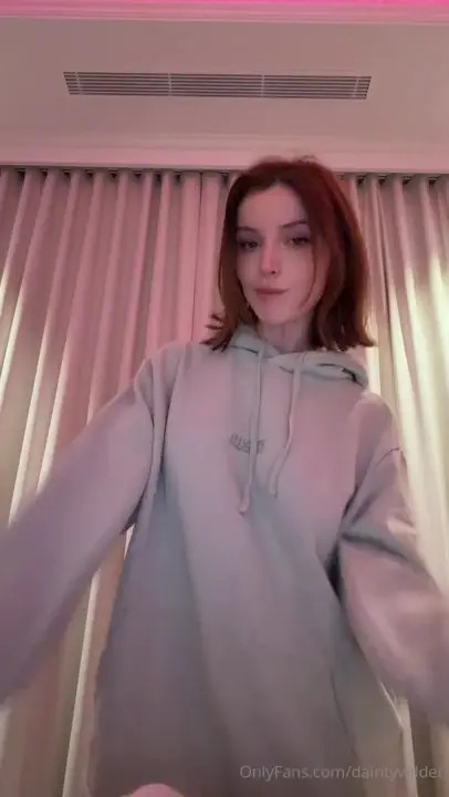 Dainty Wilder Teases In Ex's Hoodie