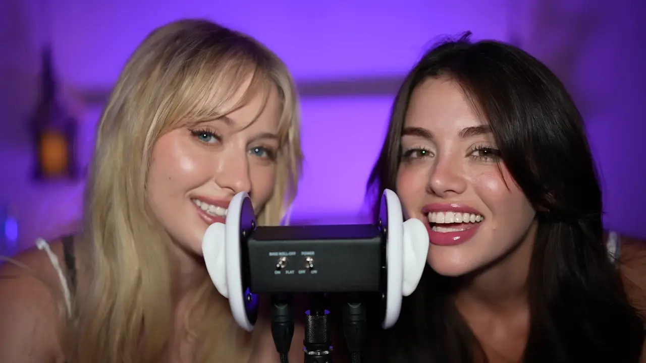 Emily Black & Lena Polanski Talk Dirty In Hot ASMR With Cum Countdown