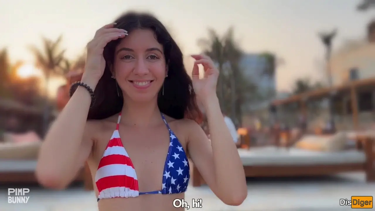 Beach Club Girl Picks Up A Guy And Fucks Him In A Public Changing Room