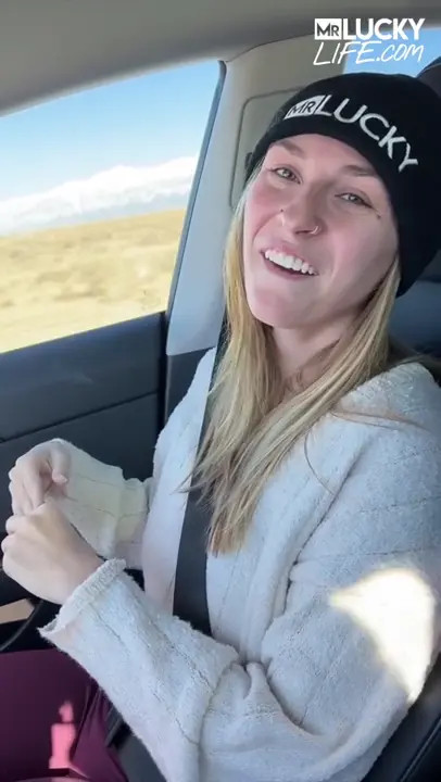 Angel Youngs Gets Drilled After Snowboarding
