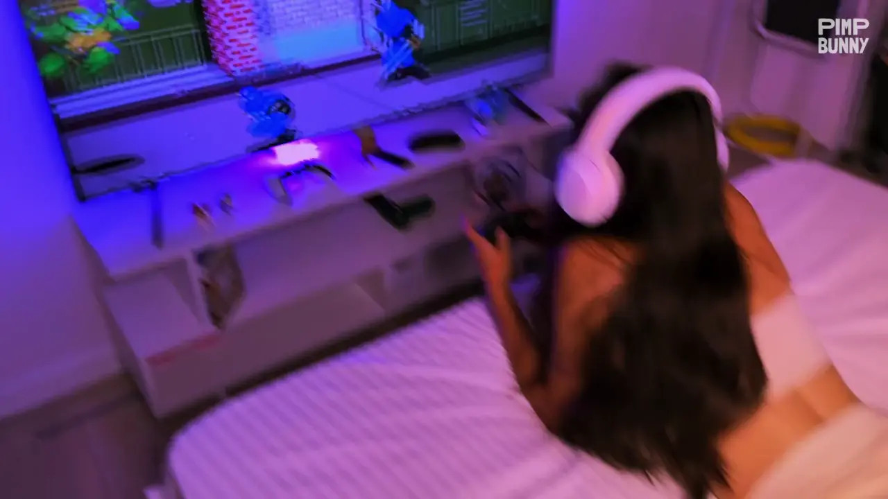 Amina Takasaki Gets Railed While Playing A Video Game