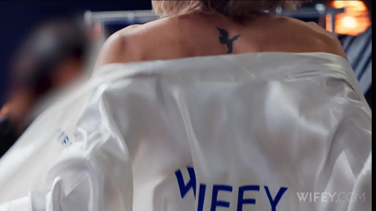 Hot Blonde Wives Fuck BBCs In Front Of Their Husbands
