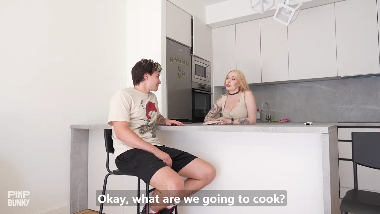 POV Nika Legran: I Fuck My Cousin On The Countertop