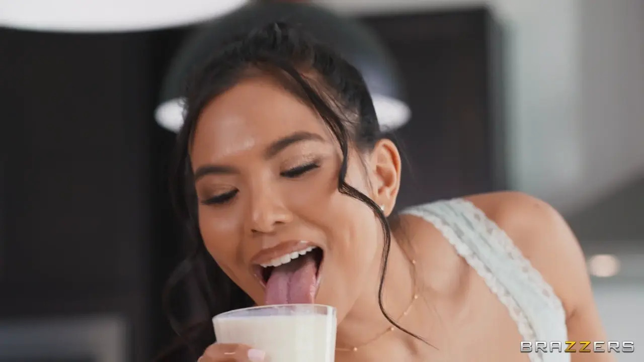 Jada Kai Has Wet Sex Drenched In Milk
