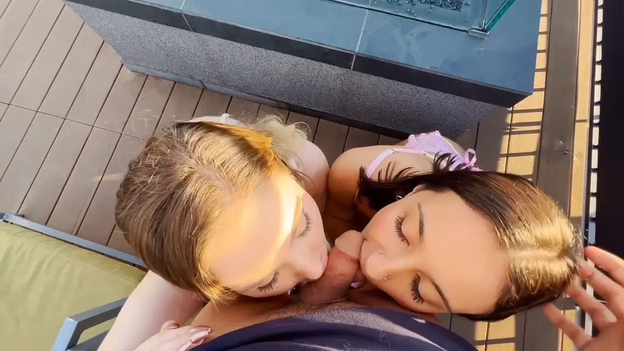 Hailey Rose & Aria Six Share Max Fills' Cock
