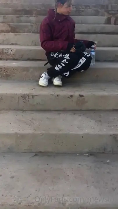 MewSlut Gets A Surprise Outdoor Mouthfuck From A Stranger