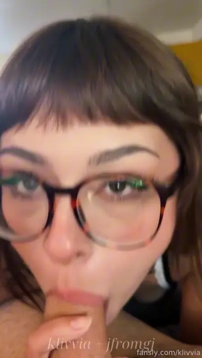 Klivvia Sensually Slurps A Cock Until It Cums In Her Mouth