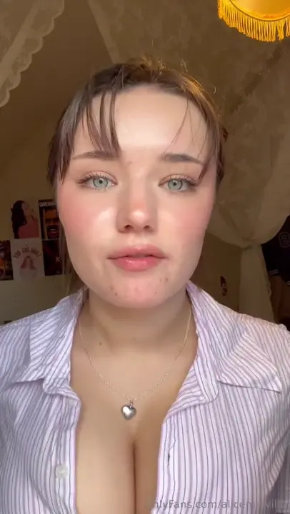 Alice Melville Plays With Her Boobs While Masturbating