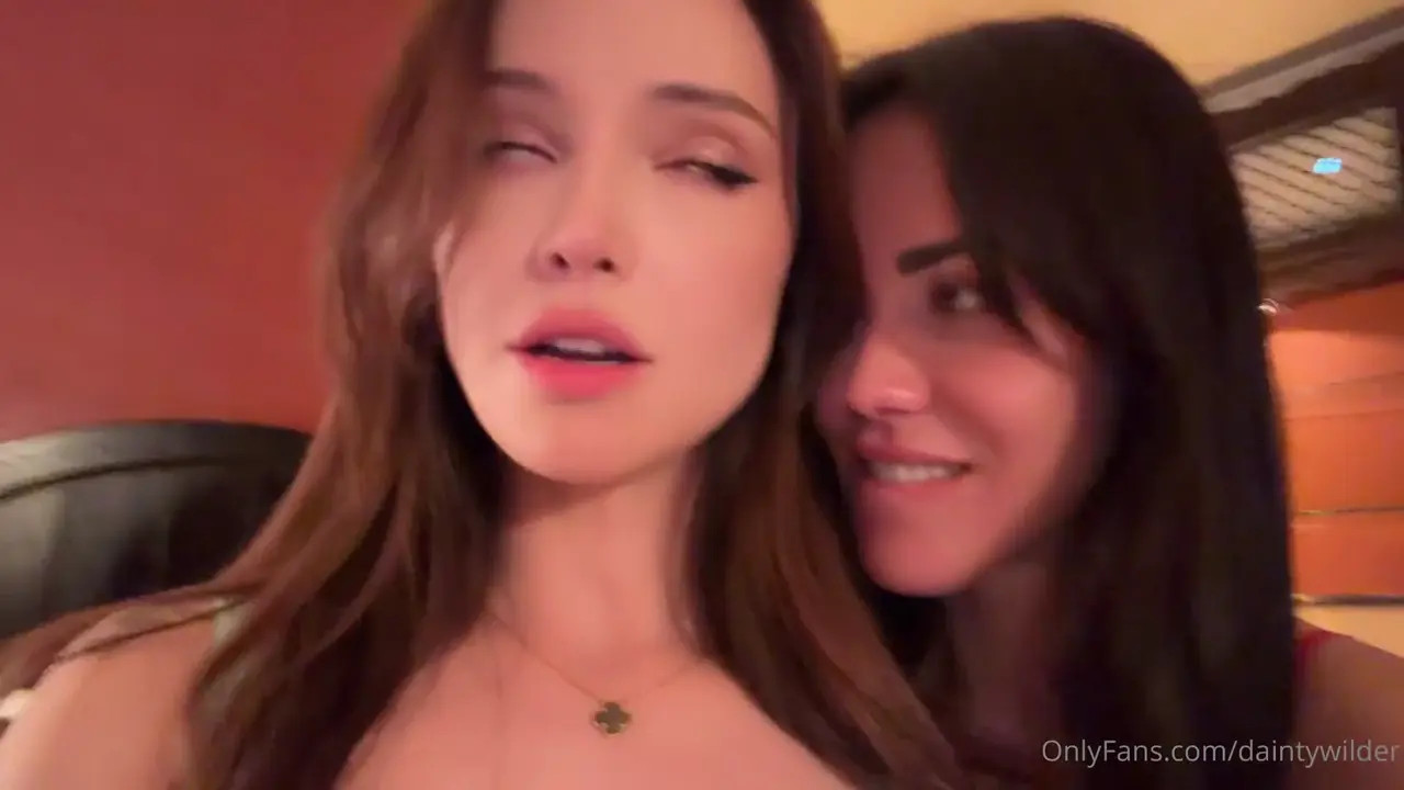 Dainty Wilder & Alina Lopez's Squirting Lesbian Sex