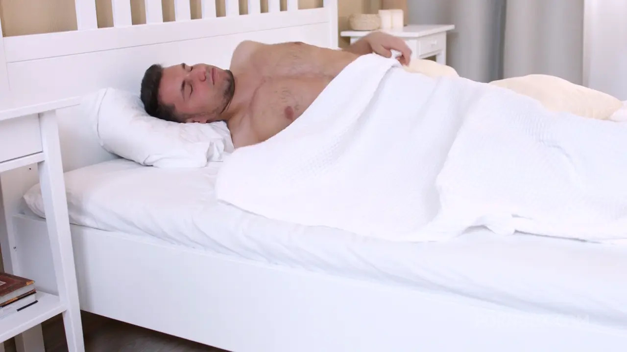 Vika Lita Sneaks Under The Blanket And Sucks Cock