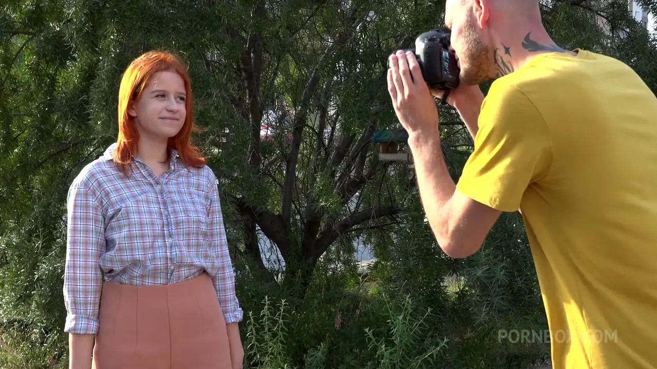 Red Louboutin Gets Her Holes Drilled By The Photographer