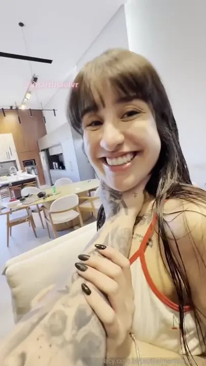Martina Oliveira's Clothed Sex In The Living Room