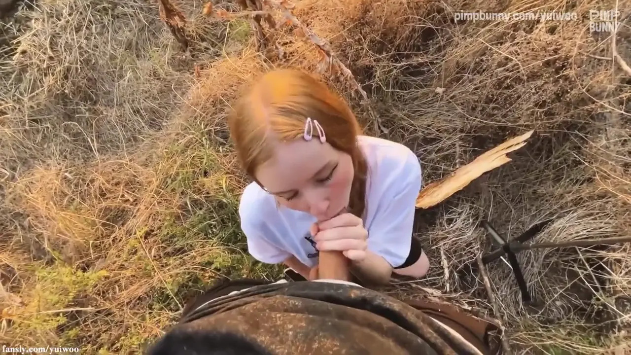 Gentle Blowjob At Sunset From Russian Blonde