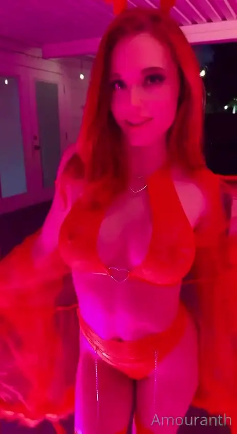 Amouranth Devil Costume BG Video Leaked