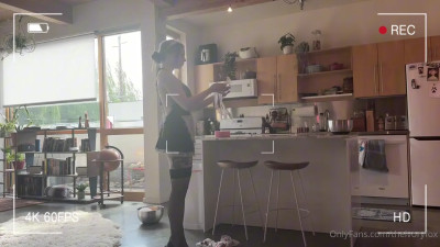 Maid Ivory Fox Gets Fucked By Her Boss In The Kitchen