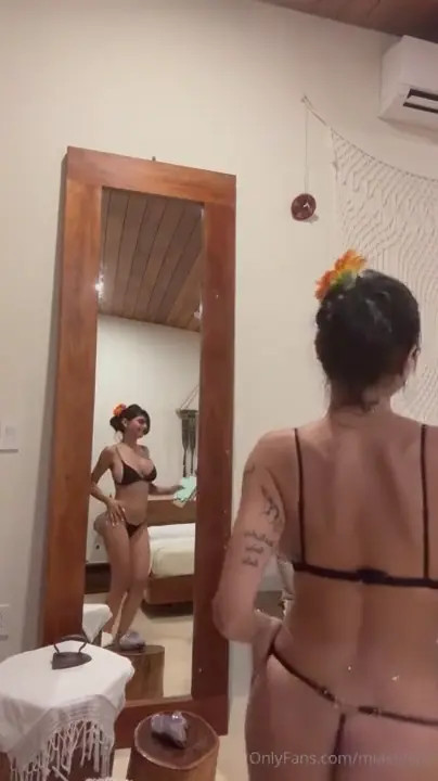 Mia Khalifa Takes Off Her Bra In The Shower And Shows Off Her Tits