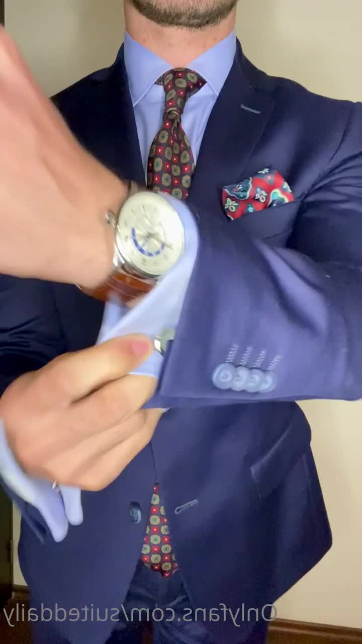 Suited Daily [ suiteddaily ] - This bath   is lonely  cum play with me