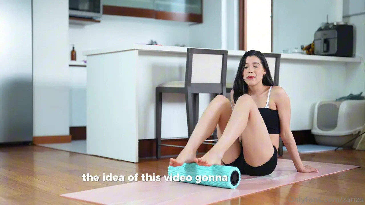 Maybe Zarias Doing Yoga At Home