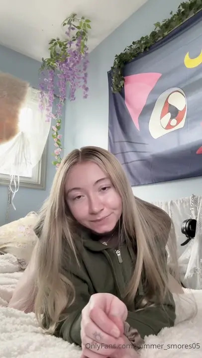 Summer Smores Sucks A Big Dildo