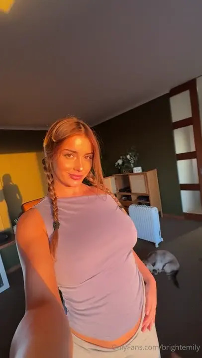 Brightemily Shaking Her Tits In Slow Motion